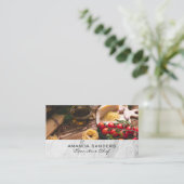 Tomaten und Pasta Visitenkarte (Stehend Vorderseite)