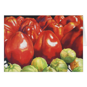 Tomaten und Tomatillios