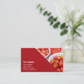 Tomaten Visitenkarte (Stehend Vorderseite)