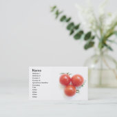 Tomaten Visitenkarte (Stehend Vorderseite)
