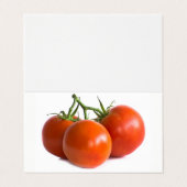 Tomaten Visitenkarten (Außenseite Aufgefaltet)