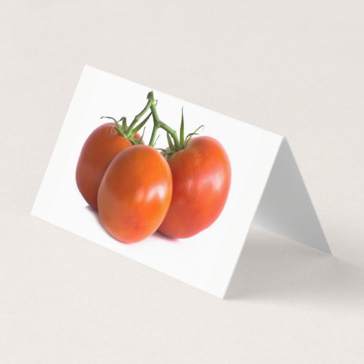 Tomaten Visitenkarten (Vorderseite)