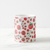 Tomaten Wasserfarbe Mittelmeer Kaffeetasse (Mittel)