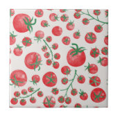 Tomaten-Wasserfarbmuster Fliese (Vorderseite)