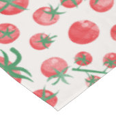 Tomaten-Wasserfarbmuster Tischdecke (Schrägansicht)