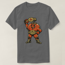 Tomaten-Wrestling-Champion — Vintage-Retro-Kämpfer T-Shirt
