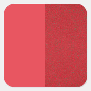 Tomatenaufkleber mit roter Split-Texturierte Quadr Quadratischer Aufkleber