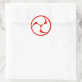 Tomatenaufkleber Runder Aufkleber (Tasche)