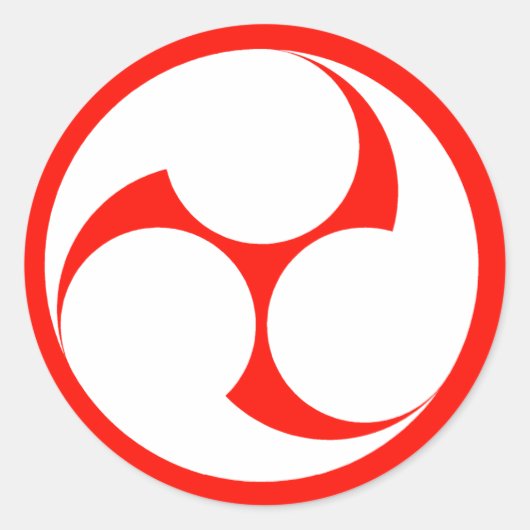 Tomatenaufkleber Runder Aufkleber (Vorderseite)