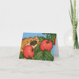 Tomatenbär / Note Card Karte