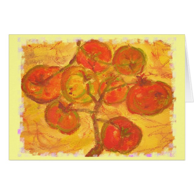 Tomatencluster Aquarell (Vorderseite (Horizontal))