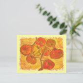 Tomatencluster Aquarell Postkarte (Stehend Vorderseite)