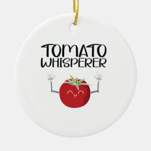 Tomatenflüsterer Keramik Ornament