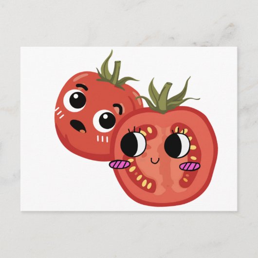 Tomatengaffel postkarte (Vorderseite)