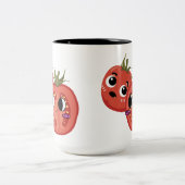 Tomatengaffel zweifarbige tasse (Mittel)