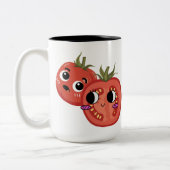 Tomatengaffel zweifarbige tasse (Links)