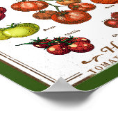 Tomatengärtner, Gemüsekartoffelgarten Poster (Ecke)