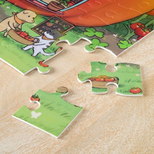 Tomatenhaus Puzzle (Seite)