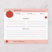 Tomatenkarte (Vorderseite)