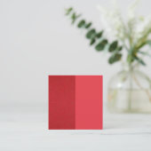 Tomatenkarte Red Split-Texture Enclosure Card (Cus Begleitkarte (Stehend Vorderseite)