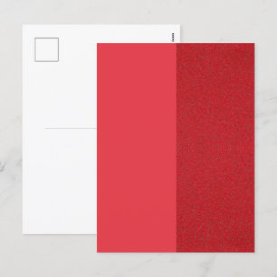 Tomatenkarte "Split-Tone" Roter Urlaub Postkarte -