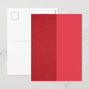 Tomatenkarte "Split-Tone" Roter Urlaub Postkarte -
