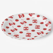 Tomatenkonfitüre Pappteller (Schrägansicht)