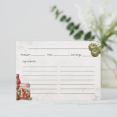 Tomatenkopfkarte Begleitkarte (Stehend Vorderseite)