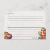 Tomatenkopfkarte Begleitkarte (Rückseite)