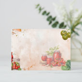 Tomatenkopfkarte Begleitkarte (Stehend Vorderseite)