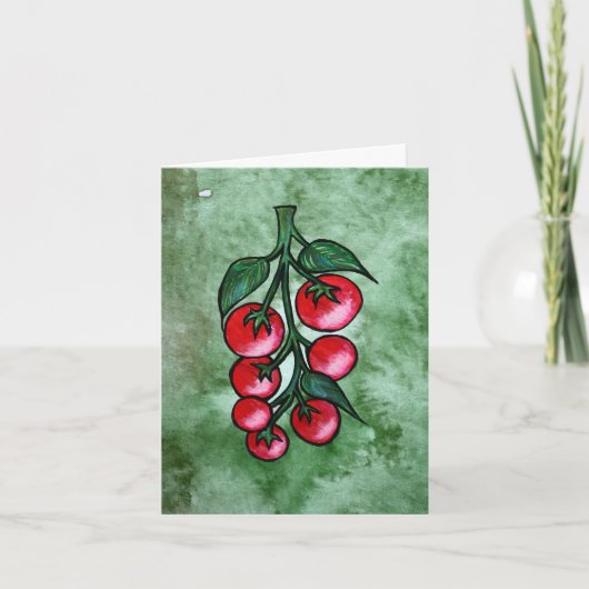 Tomatenliebhaber                                   dankeskarte (Vorderseite)