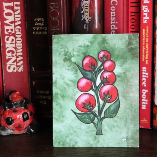 Tomatenliebhaber postkarte