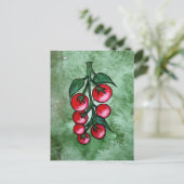 Tomatenliebhaber postkarte (Stehend Vorderseite)
