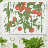 Tomatenmuster Geschirrtuch (Gefaltet)