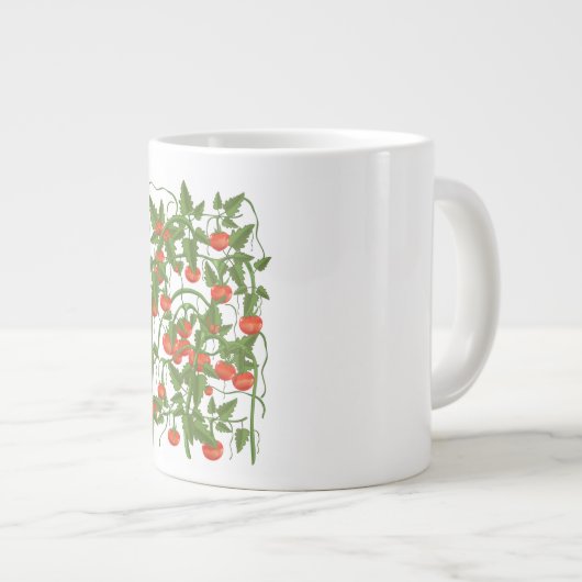 Tomatenmuster Jumbo-Tasse (Vorderseite Rechts)