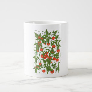 Tomatenmuster Jumbo-Tasse