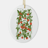 Tomatenmuster Keramik Ornament (Rechts)