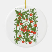 Tomatenmuster Keramik Ornament (Hinten)