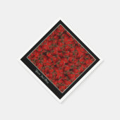 Tomatenpapier Napkins - Fakultative Personalisieru Serviette (Ecke)