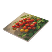 Tomatenpflanzen-Gartenbau-Themen-Sommerstimmung Fliese (Seite)