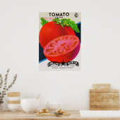 Tomatenprint der 1950er Jahre Poster (Küche)