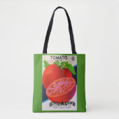 Tomatenprint der 1950er Jahre Tasche (Vorderseite)