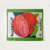 Tomatenprint der 1950er Jahre Wandteppich (Vorderseite (Horizontal))