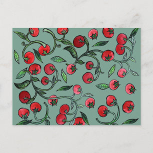 Tomatenrebe postkarte