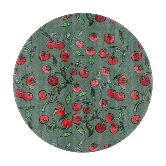 Tomatenrebe schneidebrett (Vorderseite)