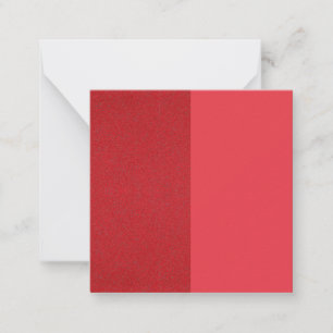 Tomatenrot geteilte Textur Flach Notizkarte (benut Mitteilungskarte