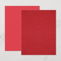 Tomatenrot + Noise Flat Note Card - Anpassbar