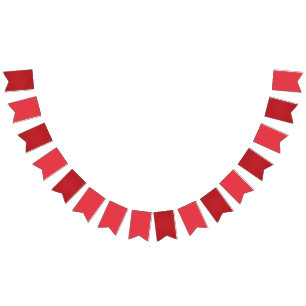 Tomatenrote benutzerdefinierte Bunting-Flagge Wimpelkette