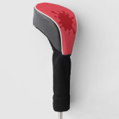 Tomatenrote individuelle Driver-Abdeckung Golf Headcover (angewinkelt)