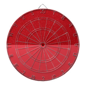 Tomatenrote Kontrast-Dartboard-Design – Anpassen Dartscheibe